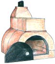 Disegno di un forno del pane