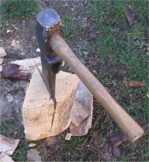 G Ascia ACCETTA Scure SPACCALEGNA 1000 Gr Manico In Legno Lama 125 Mm Lung 430 Mm 931509